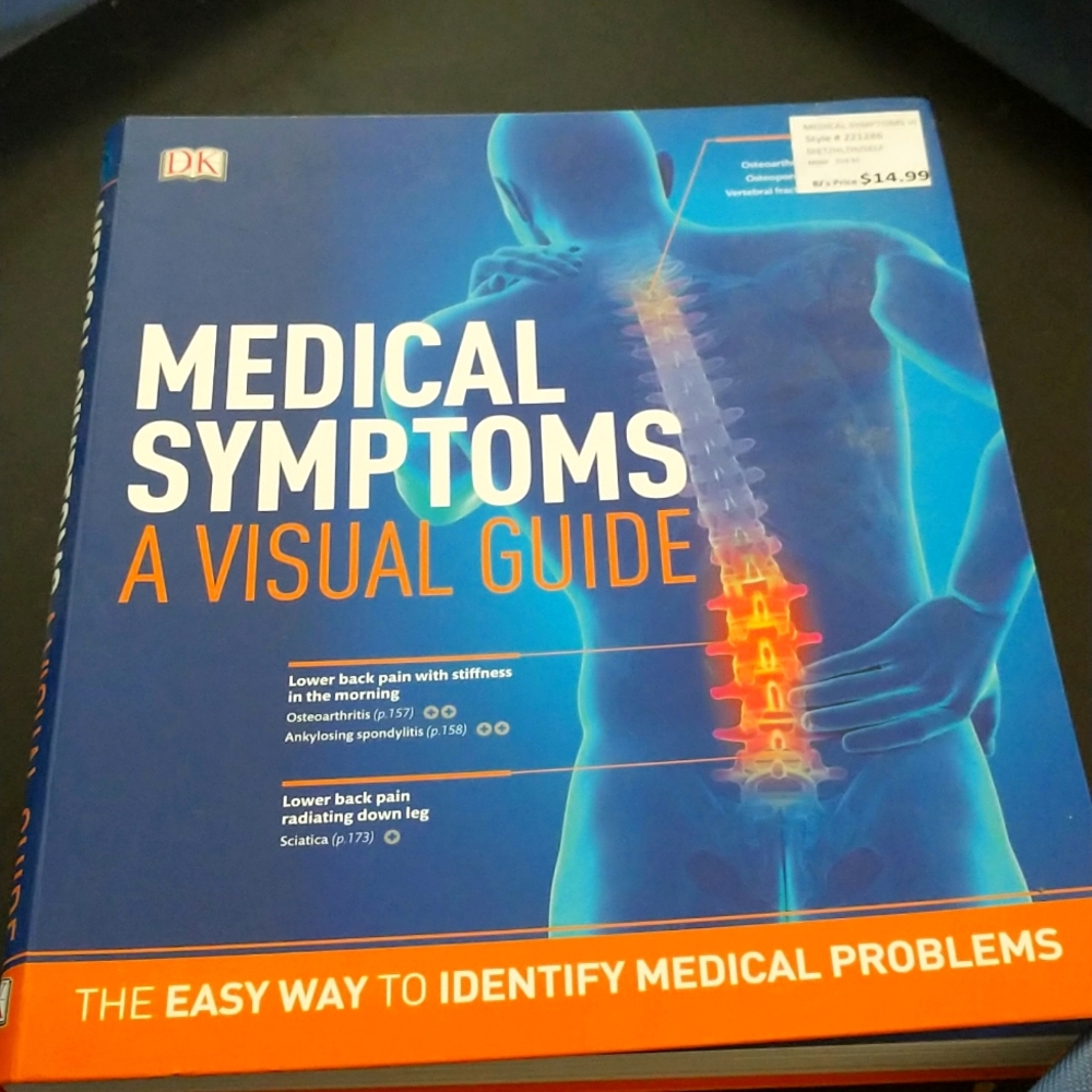 1 visual guide books on medical symptoms